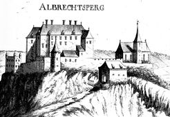 Albrechtsberg. Stich von G. M. Vischer (1672) - © Digitalisierung: Thomas Kühtreiber