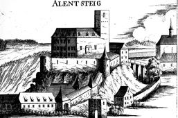 Allentsteig. Stich von G. M. Vischer (1672) - © Digitalisierung: Thomas Kühtreiber