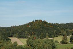 Anschau. Ansicht des Burgberges von S (2007) - © Thomas Kühtreiber