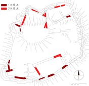 Anschau. Bauphasenplan (2007) - © Grundlage und Baualter: Gerhard Reichhalter; Digitalisierung: Patrick Schicht