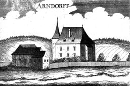 Arndorf. Stich von G. M. Vischer (1672) - © Digitalisierung: Thomas Kühtreiber