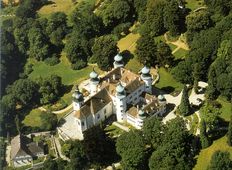 Artstetten. Luftbild des Schlosses von NO (1999) - © Gabriele Scharrer-Liška, VIAS