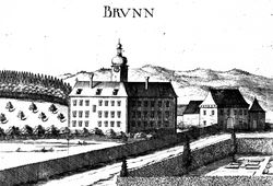 Brunn am Walde. Stich von G. M. Vischer (1672) - © Digitalisierung: Thomas Kühtreiber