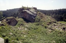 Burgleiten. Der Turmfelsen von N (2000) - © Karin Kühtreiber