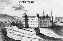 Dobersberg. Stich von G. M. Vischer (1672) - © Digitalisierung: Thomas Kühtreiber