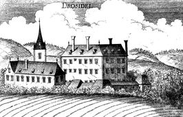 Drösiedl. Stich von G. M. Vischer (1672) - © Digitalisierung: Thomas Kühtreiber