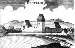 Feinfeld. Stich von G. M. Vischer (1672) - © Digitalisierung: Thomas Kühtreiber