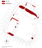 Fuchsberg. Bauphasenplan (2006) - © Grundlage und Baualter: Gerhard Reichhalter; Digitalisierung: Patrick Schicht