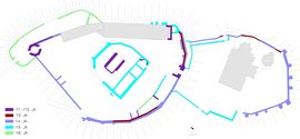 Gars. Bauphasenplan (2006) - © Grundlage: Adalbert Klaar und Gerhard Reichhalter; Baualter: Gerhard Reichhalter und Patrick Schicht; Digitalisierung: Patrick Schicht