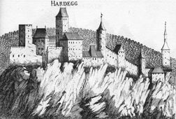 Hardegg I. Stich von G. M. Vischer (1672) - © Digitalisierung: Thomas Kühtreiber