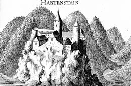 Hartenstein. Stich von G. M. Vischer (1672) - © Digitalisierung: Thomas Kühtreiber