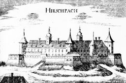 Hirschbach. Stich von G. M. Vischer (1672) - © Digitalisierung: Thomas Kühtreiber