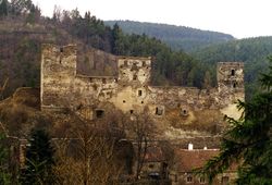 Kronsegg. Ansicht der Burg von S (1999) - © Gerhard Reichhalter