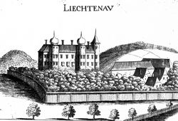 Lichtenau. Stich von G. M. Vischer (1672) - © Digitalisierung: Thomas Kühtreiber