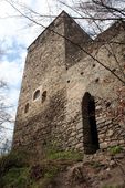 Lichtenfels. Ansicht des südlichen Bergfrieds von SO (2008) - © Gerhard Reichhalter