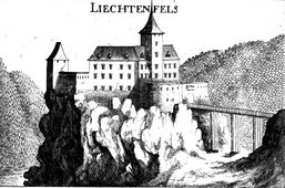 Lichtenfels. Stich von G. M. Vischer (1672) - © Digitalisierung: Thomas Kühtreiber