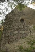 Liebenberg I. Mauerwerk der Kirchen-W-Mauer (2006) - © Thomas Zoder