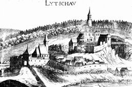 Litschau. Stich von G. M. Vischer (1672) - © Digitalisierung: Thomas Kühtreiber