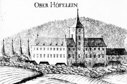 Oberhöflein. Stich von G. M. Vischer (1672) - © Digitalisierung: Thomas Kühtreiber