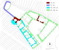 Peigarten. Bauphasenplan (2008) - © Grundlage: BDA; Baualter und Digitalisierung: Patrick Schicht