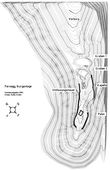 Pernegg I. Gesamtplan der Burganlage (2006) - © Grundlage und Ausführung: Martin Krenn, Nikolaus Hofer, Gottfried Artner