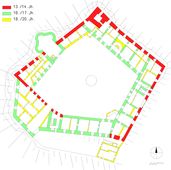 Persenbeug. Bauphasenplan (2005) - © Grundlage: BDA; Baualter und Digitalisierung: Patrick Schicht