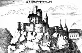 Rappottenstein I. Stich von G. M. Vischer (1672) - © Digitalisierung: Thomas Kühtreiber