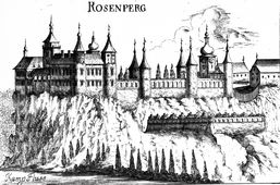 Rosenburg. Stich von G. M. Vischer (1672) - © Digitalisierung: Thomas Kühtreiber