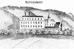 Rottenhof. Stich von G. M. Vischer (1672) - © Digitalisierung: Thomas Kühtreiber