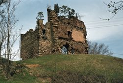 Schwarzau. Ansicht der Ruine von NO (1984) - © Leopold Mayböck