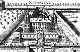 Schwarzenau II. Stich von G. M. Vischer (1672) - © Digitalisierung: Thomas Kühtreiber