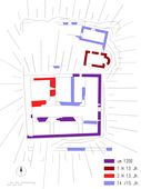 Stallegg. Bauphasenplan (2006) - © Grundlage und Baualter: Gerhard Reichhalter; Digitalisierung: Patrick Schicht