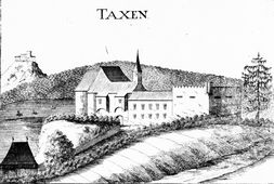 Taxen. Stich von G. M. Vischer (1672) - © Gabriele Scharrer-Liška, VIAS