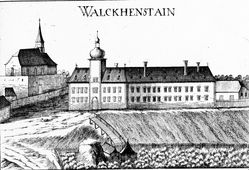 Walkenstein. Stich von G. M. Vischer (1672) - © Digitalisierung: Thomas Kühtreiber