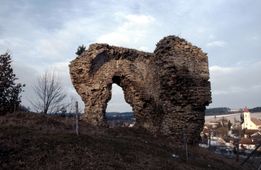 Weikertschlag. Der Bergfried der Vorburg von S (1999) - © Gerhard Reichhalter