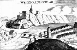 Weikertschlag. Stich von G. M. Vischer (1672) - © Digitalisierung: Thomas Kühtreiber