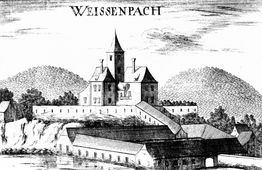 Weissenbach. Stich von G. M. Vischer (1672) - © Digitalisierung: Thomas Kühtreiber