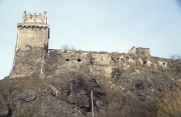 Weitenegg. Ansicht der Burg von S (1993) - © Leopold Mayböck