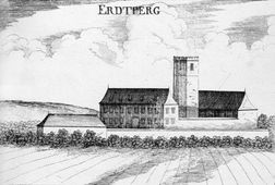 Erdberg. Vischer-Stich des Schlosses von 1672. - © Georg Matthäus Vischer