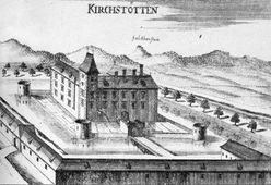 Kirchstetten. Vischer-Stich des Schlosses von 1672. - © Georg Matthäus Vischer