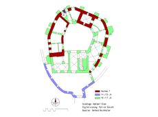 Sachsengang. Bauphasenplan (2007) - © Plangrundlage: Adalbert Klaar (1954). Baualter: Gerhard Reichhalter. Digitalisierung: Patrick Schicht