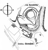 Winklberg. Planskizze der Hausberganlage - © aus: Schadn; Hausberge, 180
